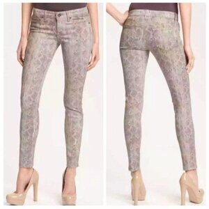 Rich & Skinny "Boa" Faux Snakeskin Skinny Legging- SZ 26